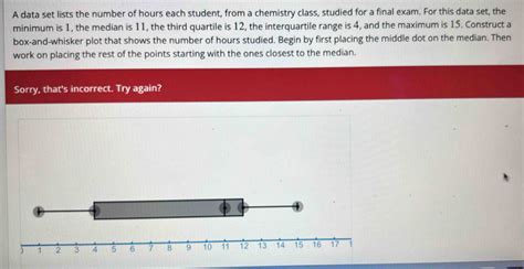 Solved A Data Set Lists The Number Of Hours Each Student From A