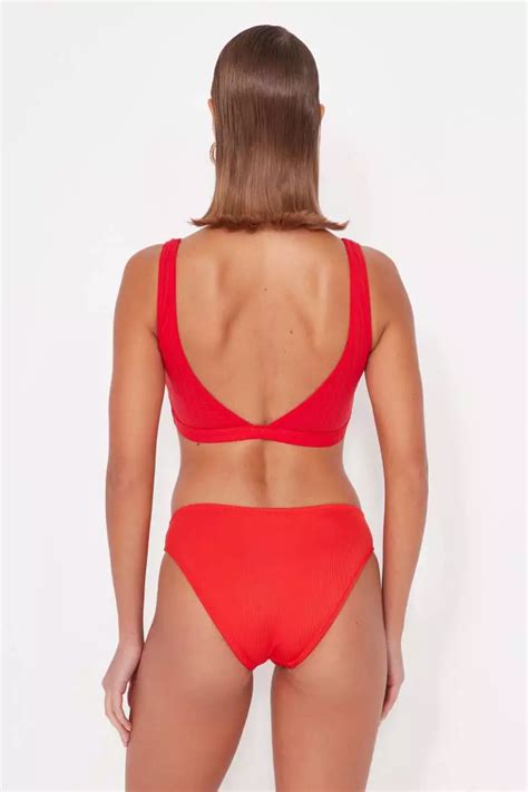 Trendyol Textured Bikini Top Buy Trendyol Online Zalora Hong Kong