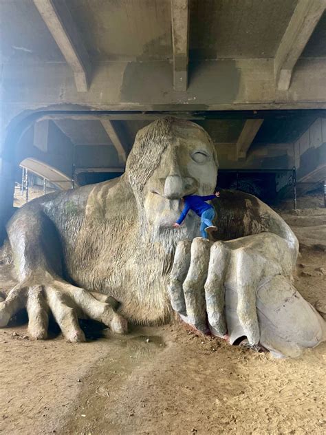 The Original Fremont Troll is a MUST DO in Seattle