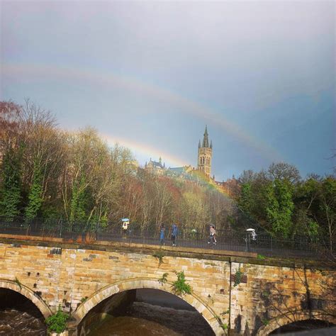 Glasgow University Src On Twitter Double Rainbow Over Uofglasgow 🌈🌈