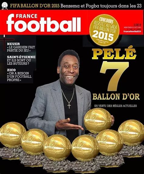 Pele actually has same number of Ballon d'Ors as Lionel Messi according ...