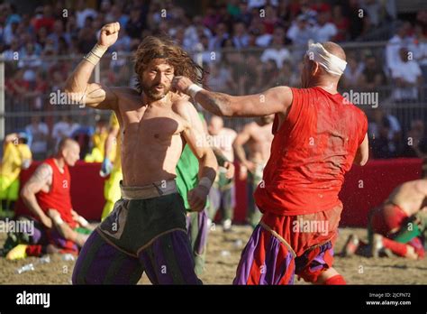 Calcio Storico Fiorentino Florence Stock Photo Alamy