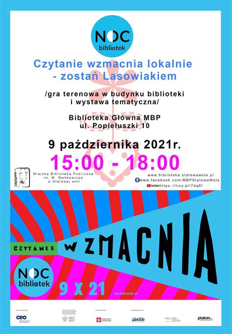 Zbliża się Noc Bibliotek 2021 w Stalowej Woli