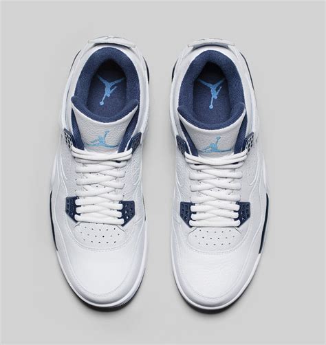 Air Jordan 4 Retro Columbia Legend Blue Official Look Release