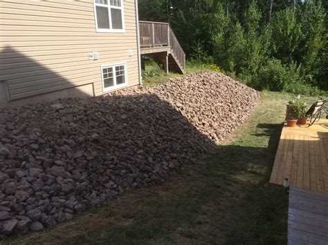 Shot Rock Retaining Wall Project Complete ALROCK Ground Maintenance