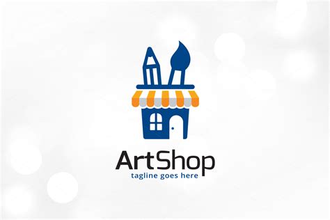 Art Shop Logo Design Branding And Logo Templates Creative Market