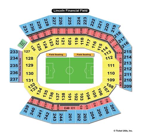 Seating Chart Lincoln Financial Field | Brokeasshome.com