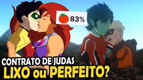 A ANIMAÇÃO MAIS POLÊMICA DA DC JOVENS TITÃS CONTRATO DE JUDAS ANÁLISE