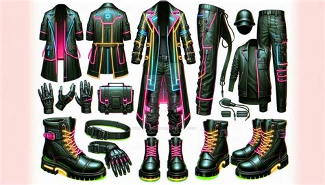 Cyberpunk Outfit 1 male ver.3 by TwilightNinjaStar on DeviantArt