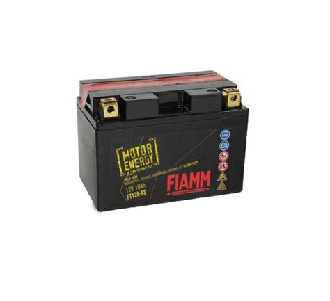 Batteria Moto Agm Fiamm Ft A Bs V Ah Liquido Cm X X