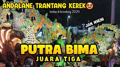 KING PUTRA BIMA JUARA 3 DI FESTIFAL LOMBA TONGKLEK BRONDONG 2024 YouTube