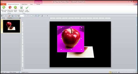 How To Create A D Pop Out Picture Effect In Powerpoint