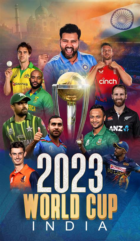 Cricket World Cup 2023 India Poster Behance