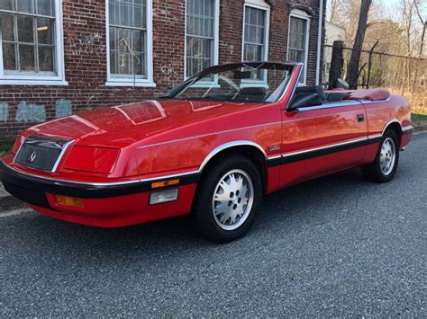 Pristine Chrysler Lebaron Turbo Convertible Sold