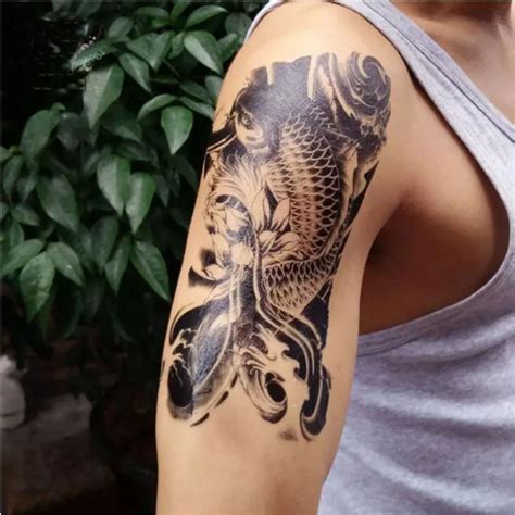 Carp Fish Temporary Tattoo - Nish Gear