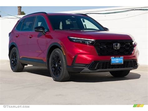 Radiant Red Metallic 2023 Honda CR V Sport AWD Hybrid Exterior Photo