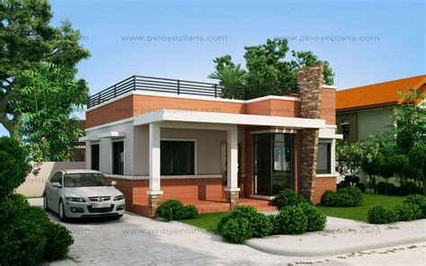 Rommell – One Storey Modern with Roof Deck | Pinoy ePlans | Bungalow ...