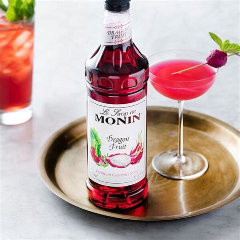 Monin Premium Dragon Fruit Flavoring Syrup 1 Liter Dragon Fruit