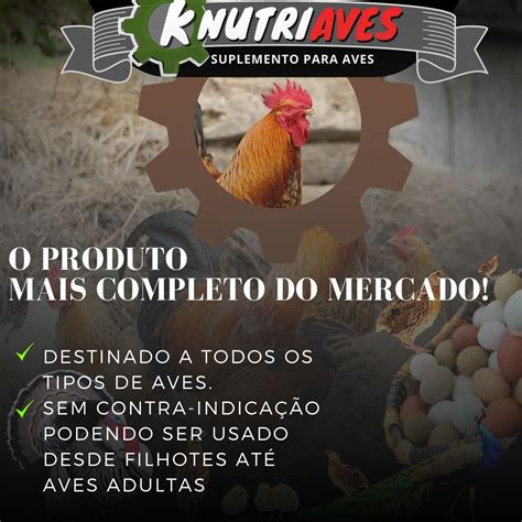 K Nutriaves Suplemento Aves Crescimento Engorda Postura 1kg MercadoLivre