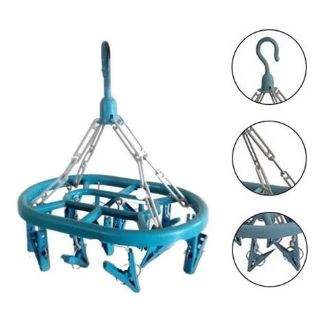 Varal Sanshin Oval Prendedores Meias Lingerie Intimas Shopee Brasil