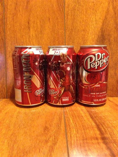 Dr Pepper Avengers Limited Edition Can Of Iron Man Dr