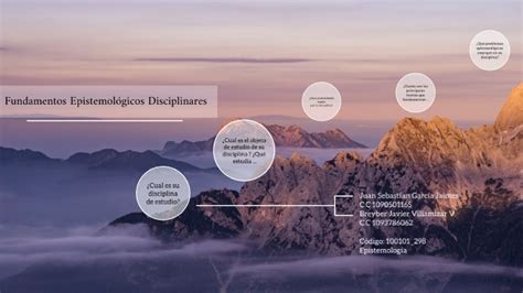 Fundamentos EpistemolÓgicos Disciplinares By Juan Sebastían García