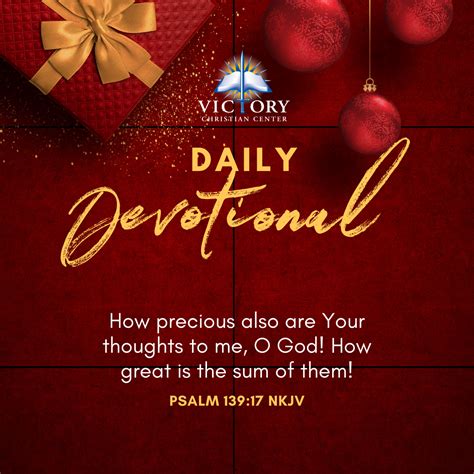 Daily Devotional December 29th — Victory Christian Center