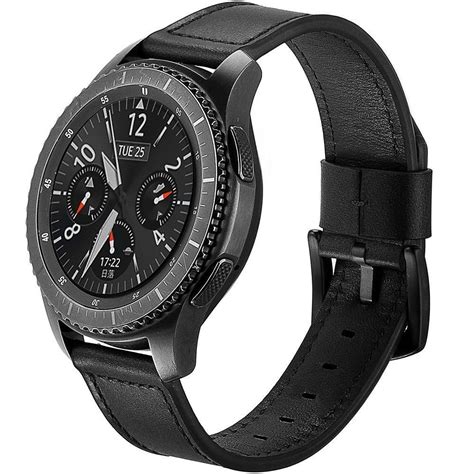 Pasek Skórzany Herms do Samsung Galaxy Watch 3 41mm Black Tech