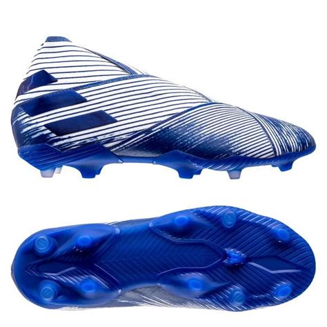 adidas Nemeziz 19+ FG/AG Mutator - Footwear White/Royal Blue Kids | www ...