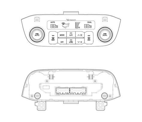 Kia Sportage Heater A C Control Unit Full Automatic Components And