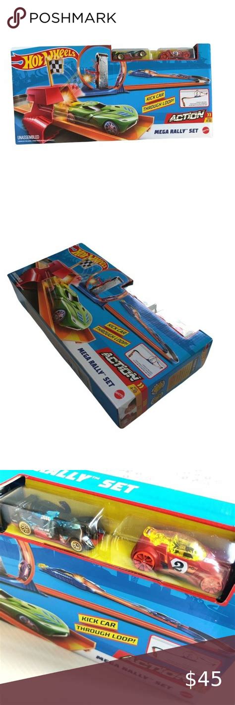 New Mattel Hot Wheels Mega Rally Set