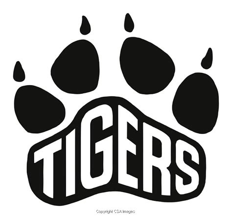 Tigers Paw Print | #826792 | CSA Images