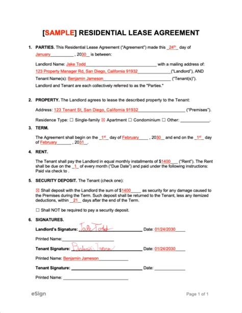 Free Georgia Rental Lease Agreement Templates Pdf Word Free Georgia