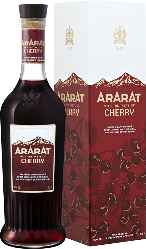 Коньяк ARARAT Cherry (gift box) 0.5 л (АРАРАТ Вишня спиртной напиток на ...