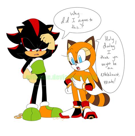 Shadow and Marine Clothes Swap by EvilLexieCommissions on DeviantArt