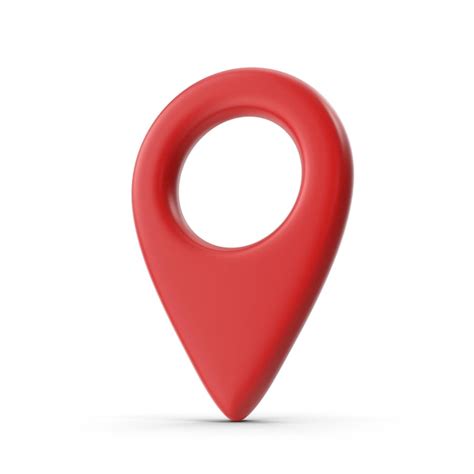 Premium Photo 3d Rendering Realistic Location Red Map Pin Gps Pointer