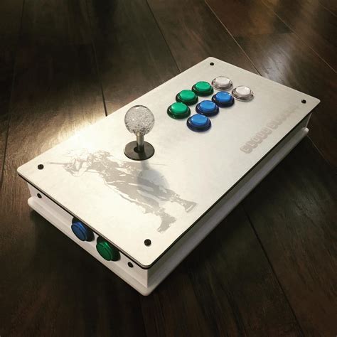 Laser Engraved Cloud Strife Aluminum Top Fightstick Rfightsticks