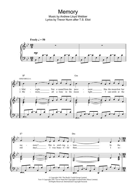 Andrew Lloyd Webber Memory Sheet Music For Cello Solo Download Pdf