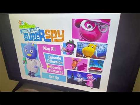 The Backyardigans Super Secret Super Spy 2007 DVD Menu Walkthrough