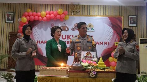 Peringati Hut Polwan Ke Polres Blora Gelar Tasyakuran Sederhana