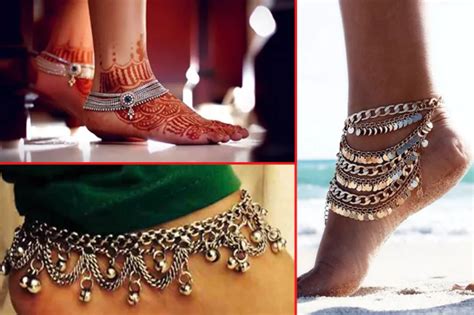 10 Appealing And Trendy Anklet Designs For All Brides To Be