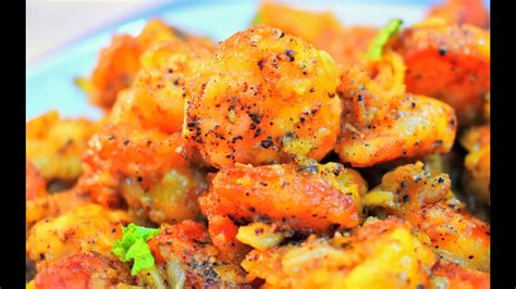 Prawn Pepper Butter Garlic Easiest Butter Garlic Prawns Recipe Easy