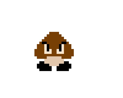 Goomba pixel art