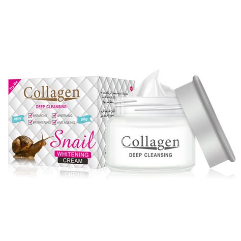 Snail Collagen Cream Repair Anti Aging Moisturizing Cream Brightening