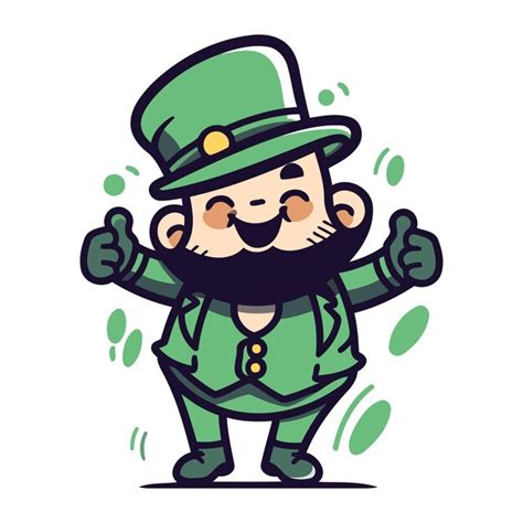 Premium Vector Leprechaun St Patricks Day Cartoon Vector Character