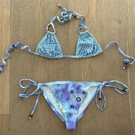 Vintage Bikini No Tag Brand Fits Like An Xs S Depop