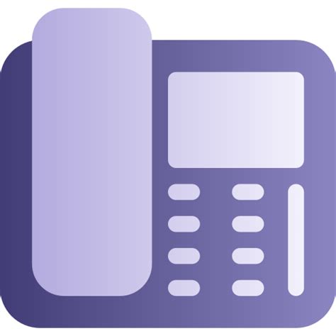 Telephone Generic Flat Gradient Icon