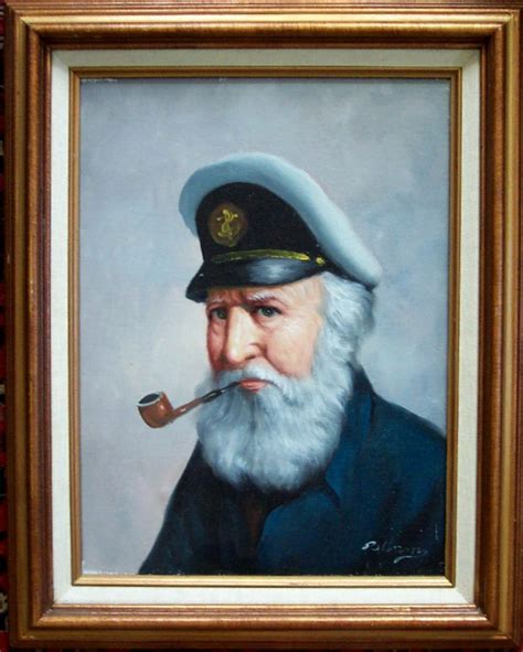 Sea Captain Oil Painting At Explore Collection Of