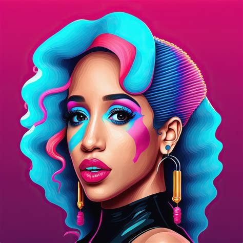 Cardi B Fake A I Generated Album Cover Concepts Behance Album