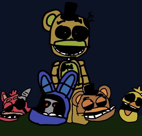 Fnaf 2 withereds by fnaf10029laxter on DeviantArt